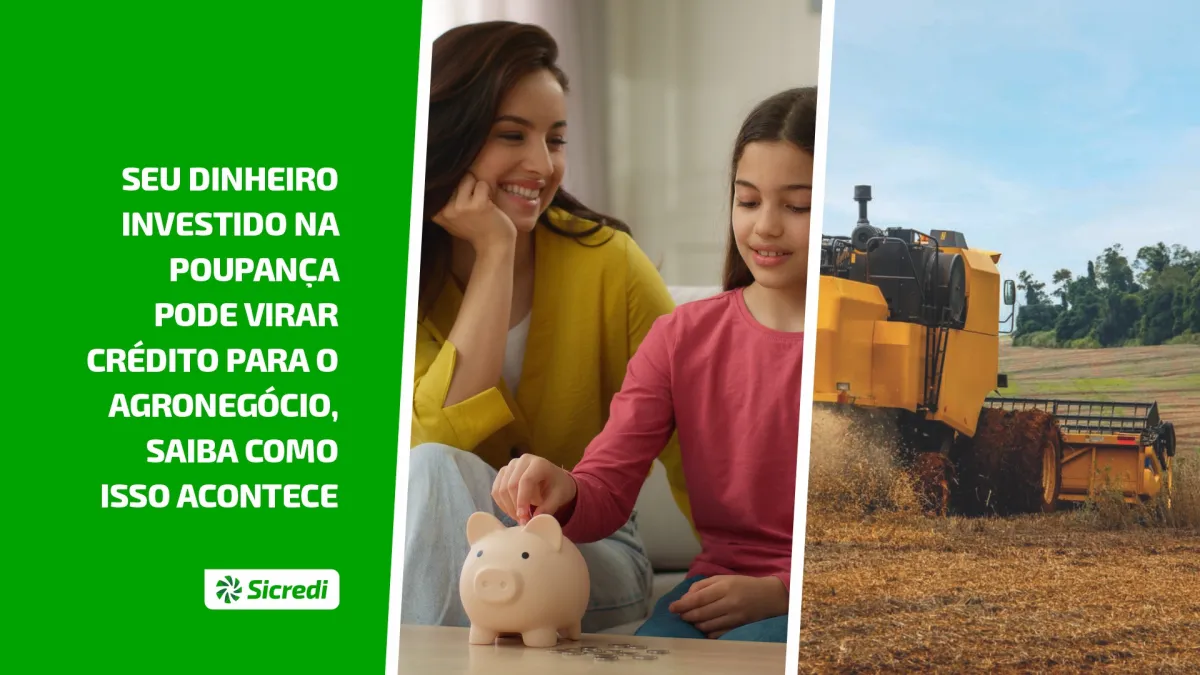  Saiba como a poupança no Sicredi fortalece o agronegócio!